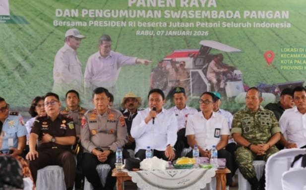 Swasembada Pangan Nasional Tercapai! Pemprov Kalteng Berkomitmen Kawal Proyek Nasional