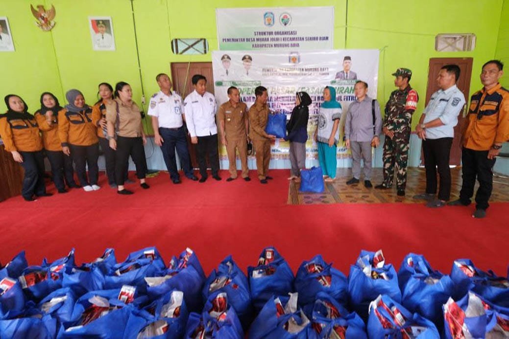 Ringankan Beban Masyarakat, Pemkab Mura Gelar Pasar Murah di Kecamatan Seribu Riam