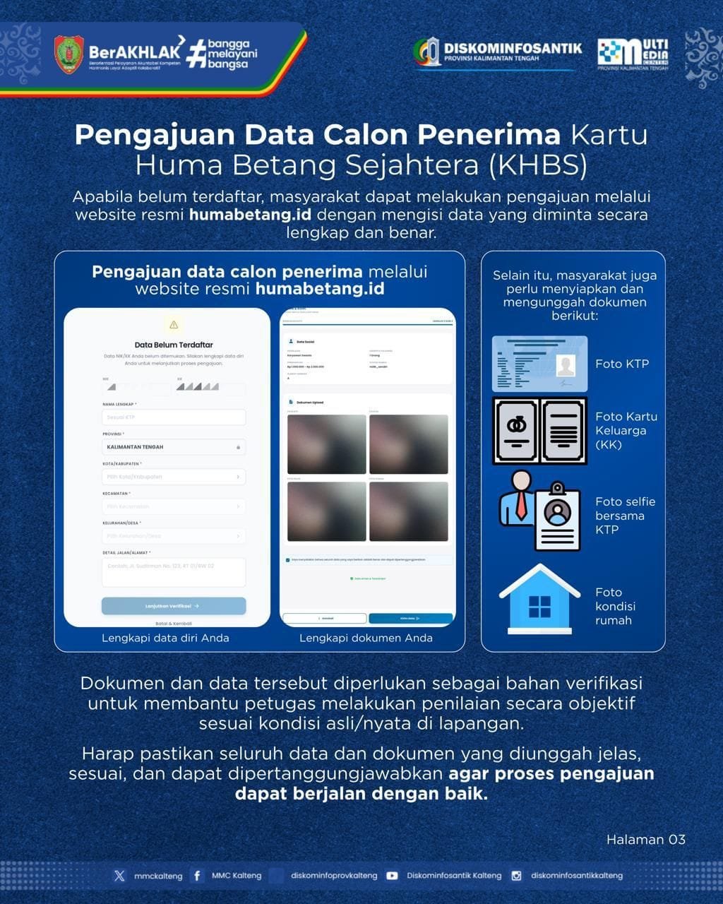 Pemprov Kalteng Hadirkan Layanan Resmi Humabetang.id untuk Pastikan Bantuan Sosial Tepat Sasaran