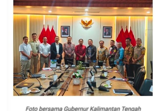 Gubernur Kalteng Temui Menhut RI Bahas Optimalisasi DBH-DR untuk Penanganan Karhutla dan Ketahanan Pangan
