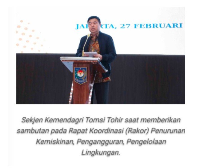 Kemendagri Dorong Penyusunan Indikator Bersama untuk Percepat Pertumbuhan Ekonomi serta Penurunan Kemiskinan dan Pengangguran