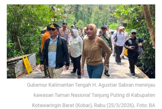 Gubernur Kalteng Tinjau Kawasan Wisata Tanjung Puting