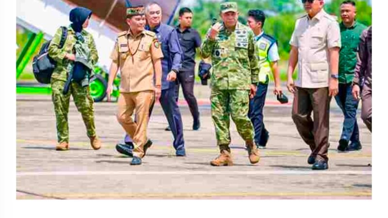 Menhan dan Satgas PKH Kunker ke Murung Raya