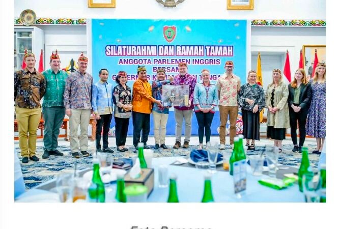 Gubernur Kalteng Terima Kunjungan Parlemen Inggris