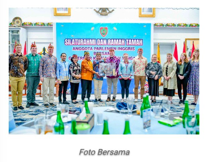 Gubernur Kalteng Terima Kunjungan Parlemen Inggris