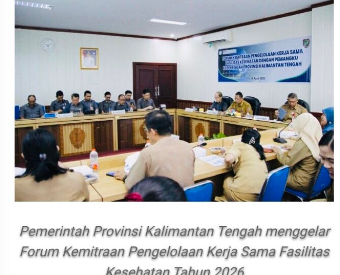 Pemprov Kalteng Perkuat Sinergi Lintas Sektor untuk Optimalkan Pelayanan JKN