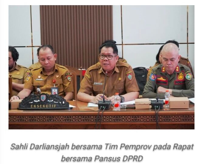 Pemprov Kalteng dan Pansus DPRD Perkuat Sinkronisasi Raperda Penanaman Modal dan PTSP