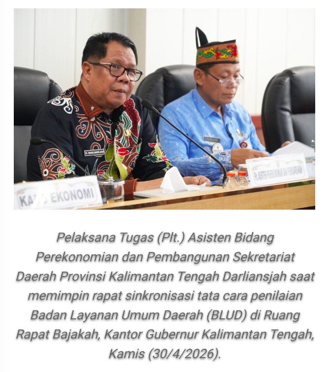 Pemprov Kalteng Sinkronkan Penilaian BLUD, Percepat Operasional UPT Laboratorium Lingkungan 