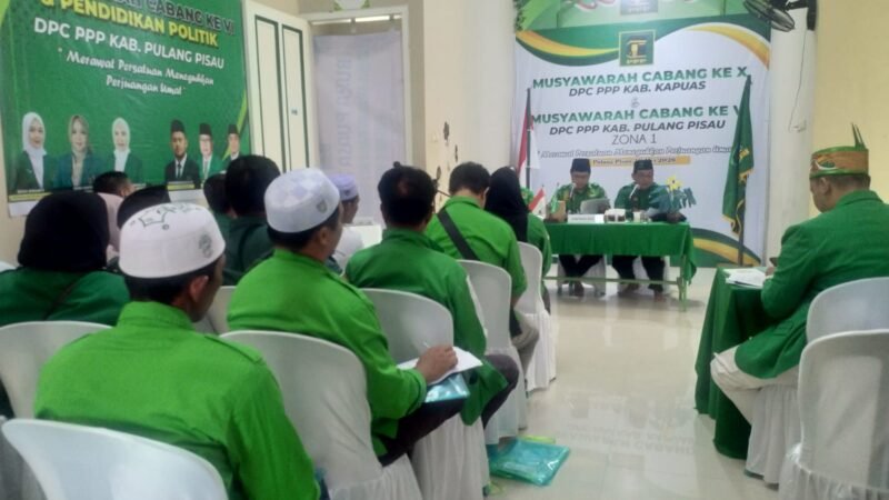 PPP Kapuas dan Pulang Pisau Sukses Gelar Muscab dengan Sistem Zona