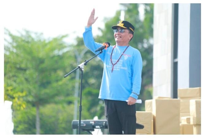 Gubernur Kalteng Hadiri Peringatan Hari Buruh Internasional 2026