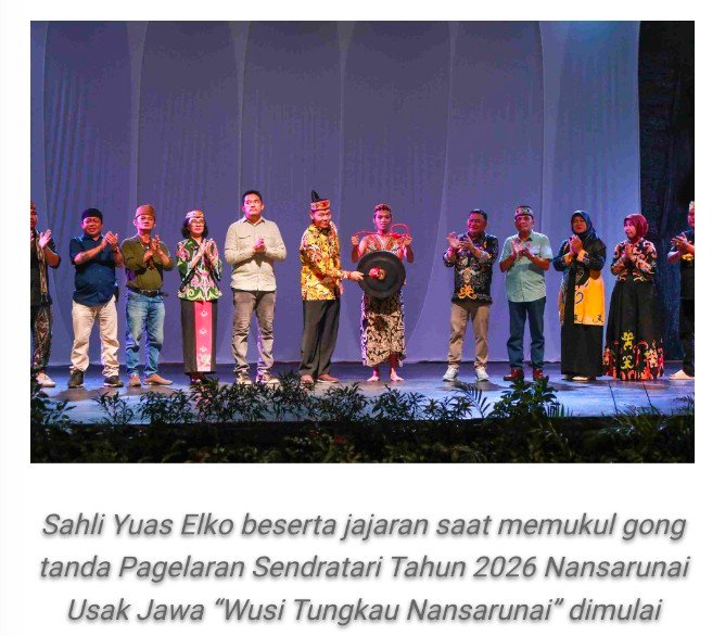 Yuas Elko: Lestarikan Budaya Tidak Hanya Tanggung Jawab Pemerintah