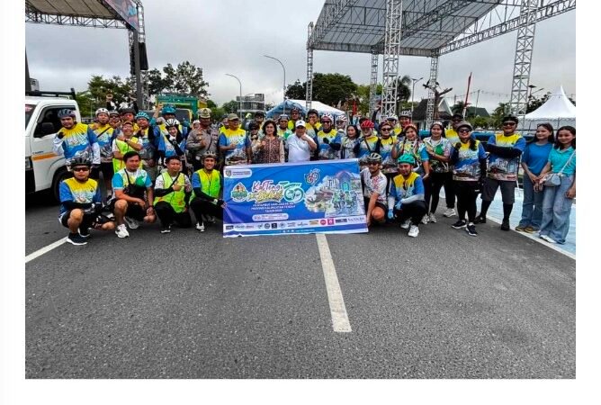 Pj Sekda Linae Aden Lepas Ratusan Peserta Kalteng Berseli 69K Sambut Hari Jadi ke-69 Provinsi Kalteng