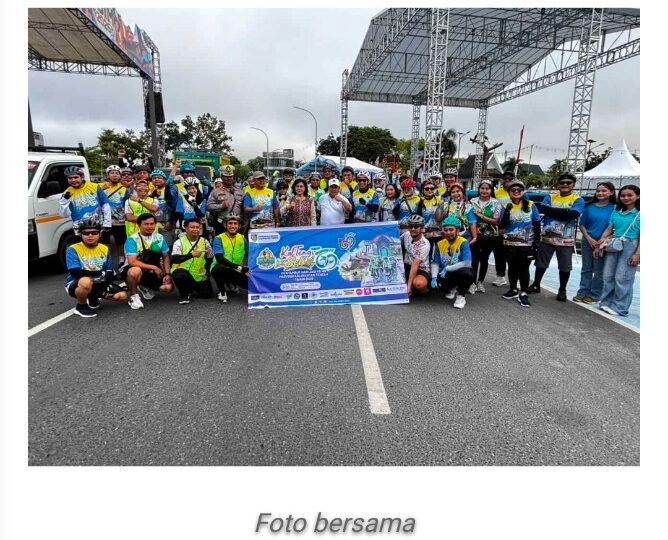 Pj Sekda Linae Aden Lepas Ratusan Peserta Kalteng Berseli 69K Sambut Hari Jadi ke-69 Provinsi Kalteng
