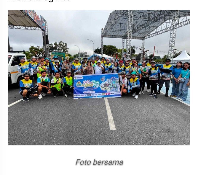 Pj Sekda Linae Aden Lepas Ratusan Peserta Kalteng Berseli 69K Sambut Hari Jadi ke-69 Provinsi Kalteng