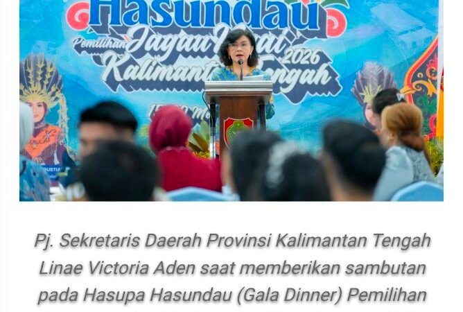 Sekda Hadiri Hasupa Hasundau Jagau dan Nyai Kalteng 2026, Perkuat Peran Generasi Muda sebagai Duta Budaya dan Pariwisata