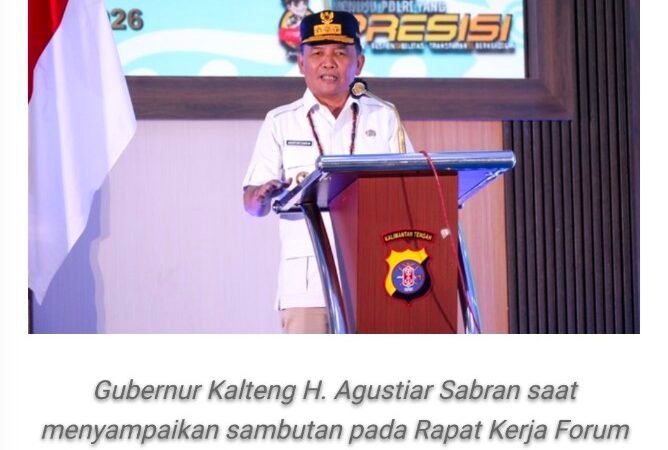 Gubernur Kalteng Dorong Sinergi Lintas Sektor Wujudkan Zero Accident dan Zero Fatality